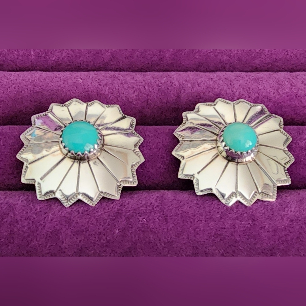 Sterling Silver Turquoise Earrings